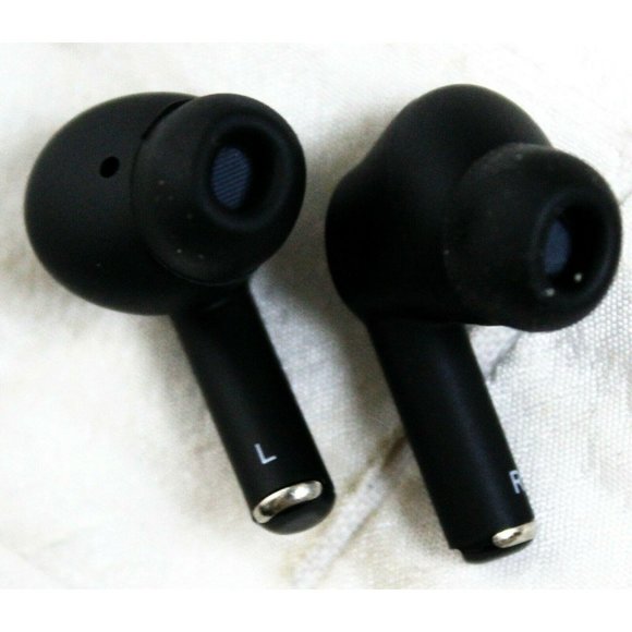 Ture Wireless Stereo Earbuds Black Wireless Headset w/ Case Accessories Model A1 - Picture 2 of 12